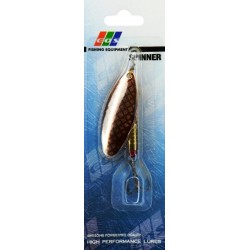 Блешня на хижу рибу, обертова, EOS S0010A, вага 14г, колір GS301001